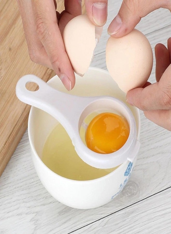 Oblivion Egg Yolk Separator - Egg White & Yolk Filter Divider - Egg Strainer Spoon Separator for Baking, Cooking & Kitchen Use - Easy, Fast, Mess-Free & No Yolk Slips Egg Separation Tool (Pack of 7) - Image 1